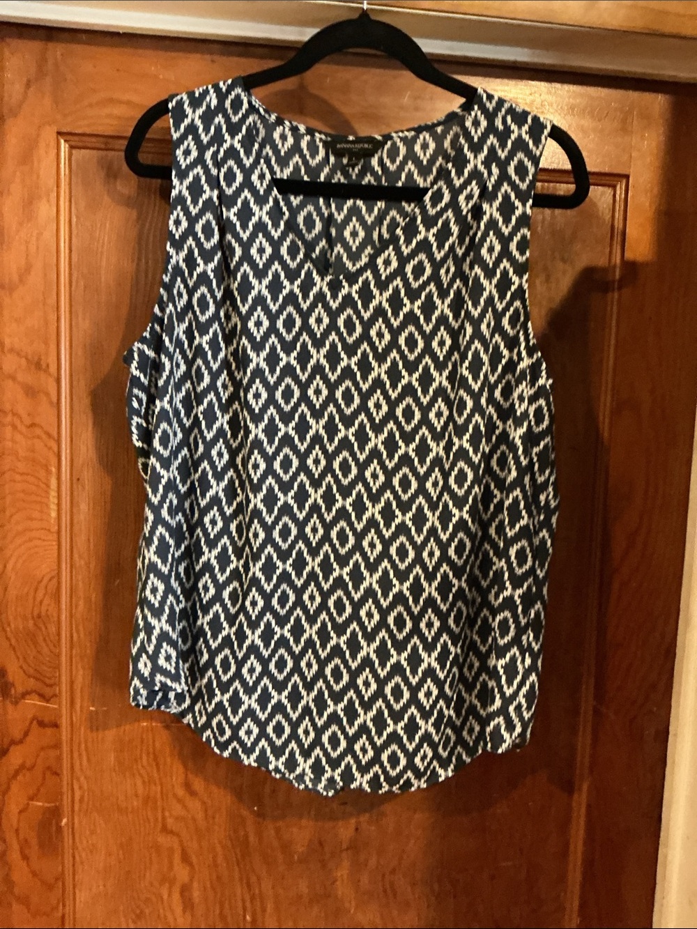 Banana Republic Sleeveless Printed Top Size Large